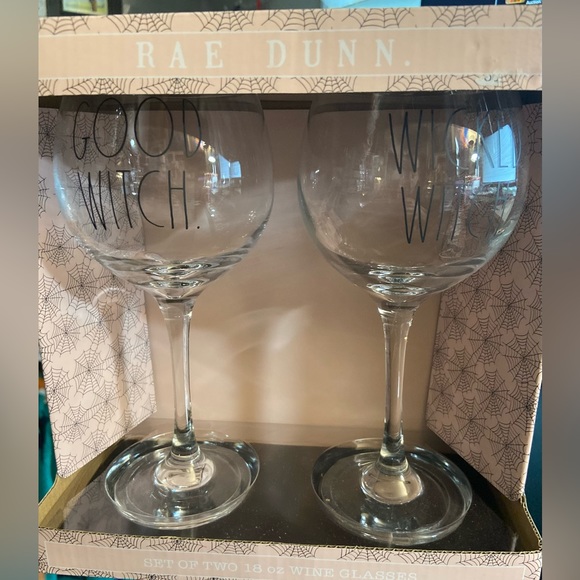 Rae Dunn Wine Glasses